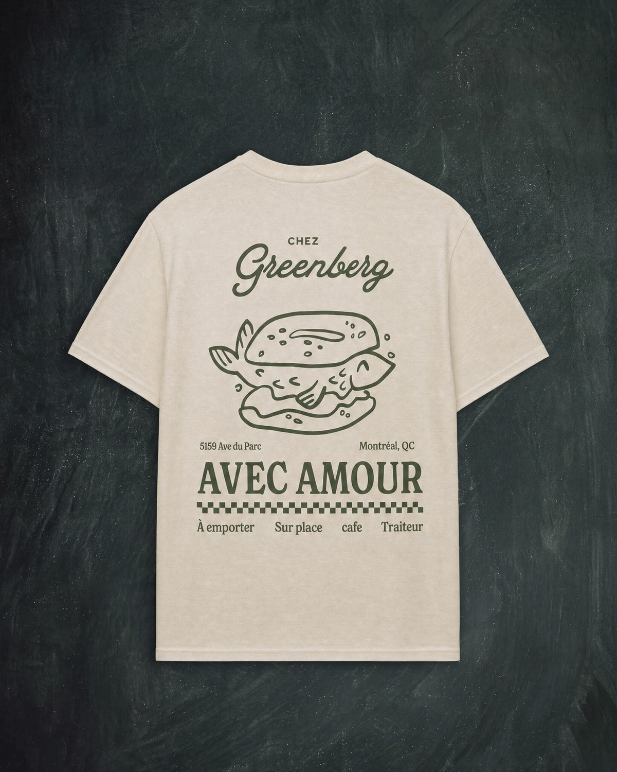 The Avec Amour Tee (Cream)